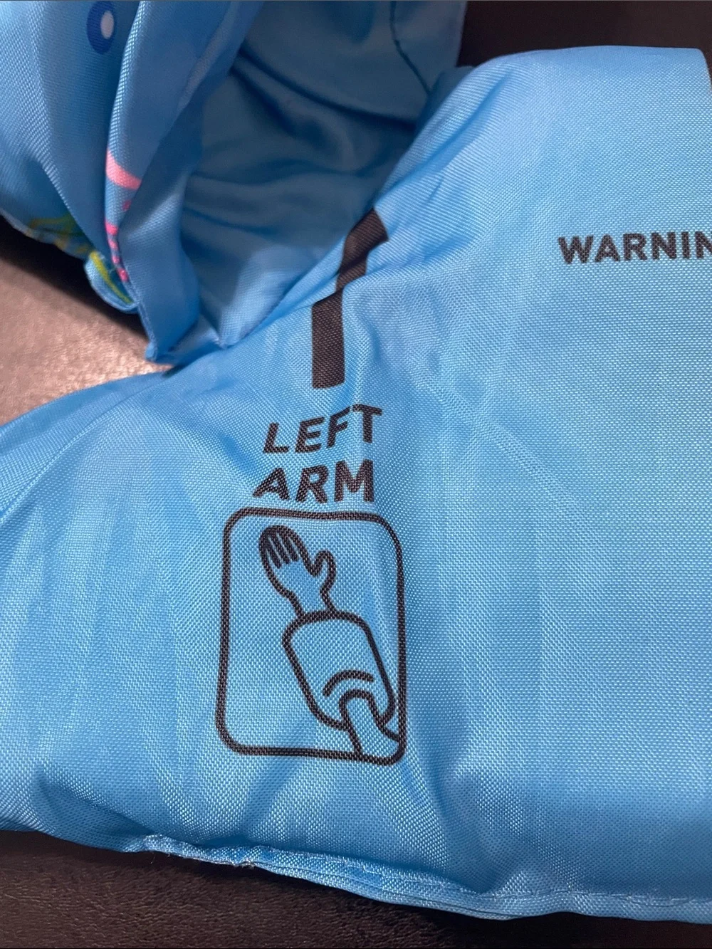 Blue Kids Swim Vest w Sea Life Print Like New  20 to 50 lbs. Ricoco unisex